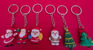 Set de 6 Llaveros Navideños