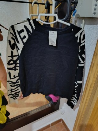 Jersey Desigual Negro y Blanco