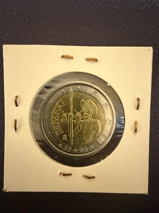 Moneda 2€ Conmemorativa España 2005
