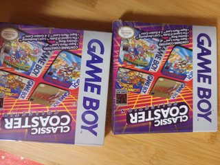2 Sets de 4 Posavasos Game Boy
