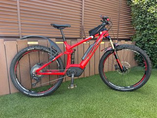 Bicicleta Trek da Montagna Elettrica Rossa