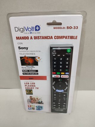 Mando SONY TV Nuevo