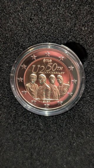 Moneda 2 Euros Conmemorativa U2 Proof