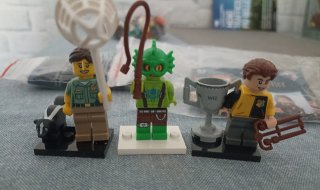 Lotto 3 Minifigure LEGO