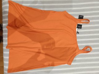 Camiseta de tirantes naranja