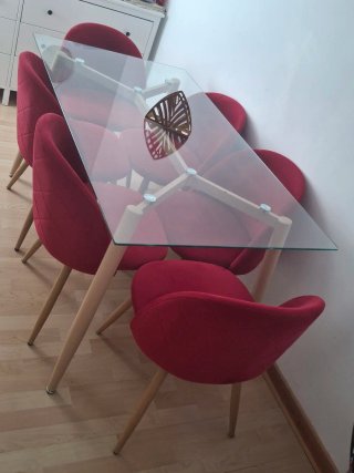 Mesa de Comedor con 6 Sillas