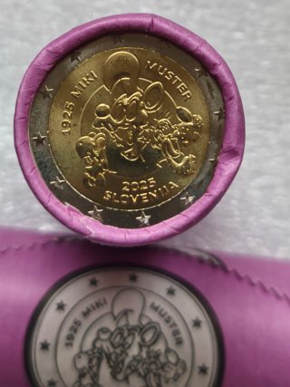 Rollo 2€ Eslovenia 2025 Miki Muster