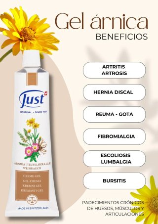 Crema Gel de Árnica Just