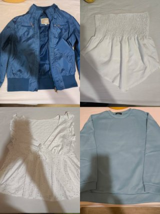 Lote 4 prendas de ropa chica Talla L