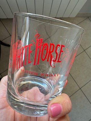 5 bicchiere da whisky vintage White Horse