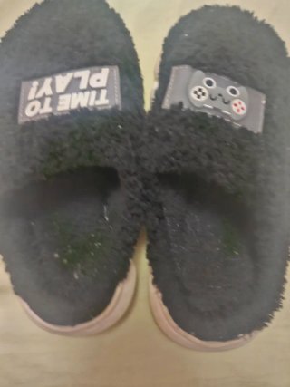 Zapatillas de estar por casa negras