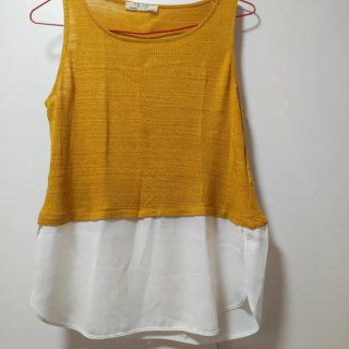 Blusa sin mangas Stradivarius