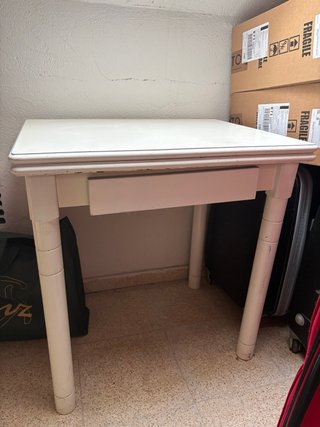 Mesa de cocina extensible 59x74 cm y 2 sillas