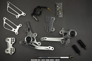 Estriberas retrasadas SUZUKI SV SVS 1000 2003 2010