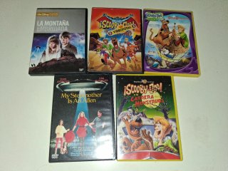 Lote de 5 Películas DVD Infantiles