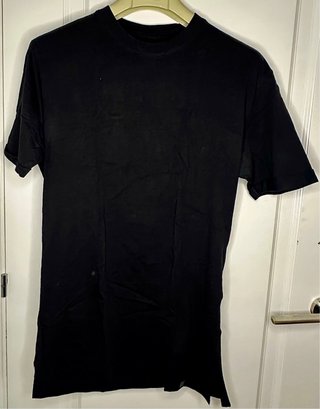 Camiseta Negra Lisa Pull&Bear