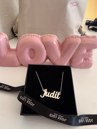 Collar de Plata Nombre Judit