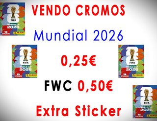Vendo cromos mundial 2026