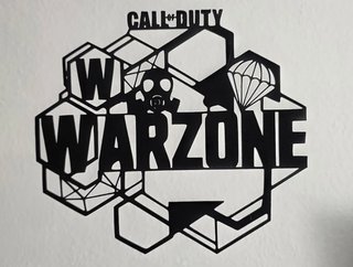 Decorazione 3D Warzone Call of Duty PLA