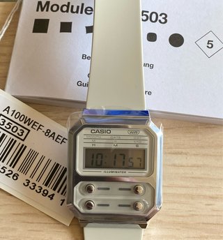 Orologio da donna CASIO A100WEF-8AEF | A100WEF-8A Nuovo