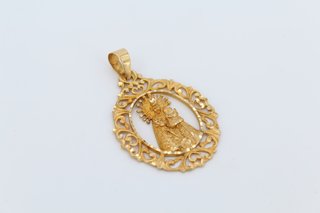 Medalla Virgen de los Desamparados Oro 18kR:00226.