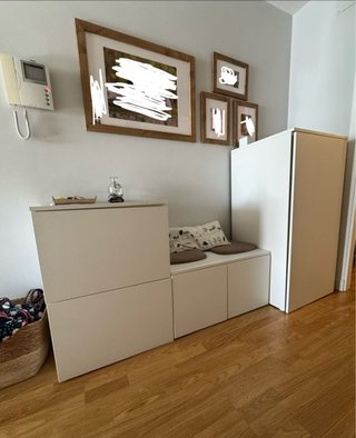 Muebles IKEA PLATSA Blancos Recibidor Armario