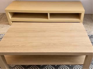 Set de 2 Mesas de Salón de Madera