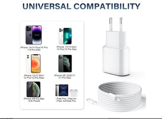 Caricabatterie Rapido 25W USB-C e Cavo 2m
