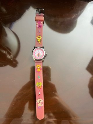 Reloj Infantil con Dibujos de Gatos