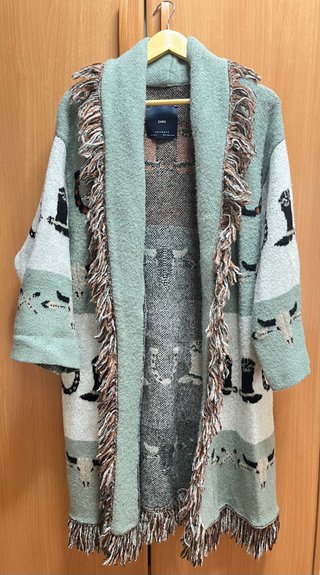 Abrigo estilo cowboy Zara