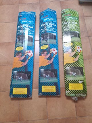 3 Porterías de Fútbol Fun Sport