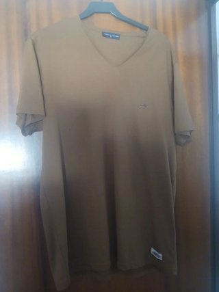 Camiseta Tommy Hilfiger Marrón Talla XL
