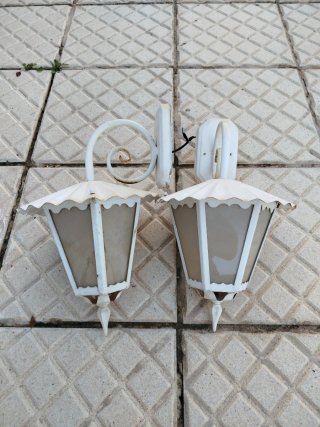 2 Lámparas de Pared para Exterior