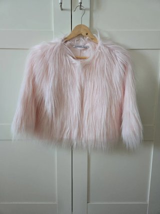 Chaqueta Corta, manga francesa, de Pelo Rosa