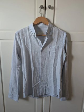 Camisa Pull&Bear Azul Claro Talla M
