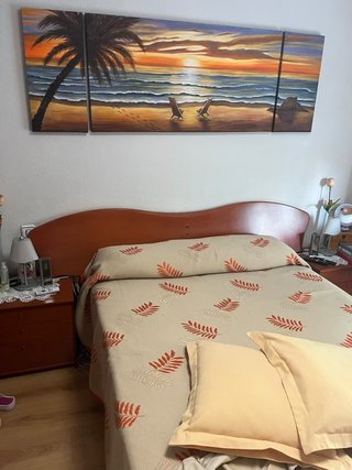 Dormitorio completo Matrimonio en imitacion nogal