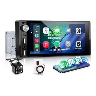 Radio coche 1DIN 6.9 plg DAB+ CarPlay NUEVO
