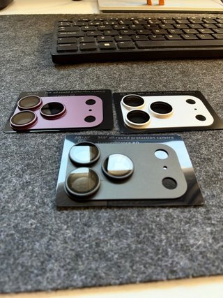 3 Protezioni per Fotocamera per iPhone 18 Pro