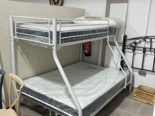 LITERA DE MATRIMONIO BLANCA RESISTENTE NUEVA