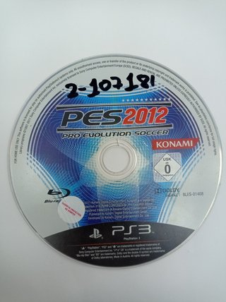 Videojuego Ps3 pes 2012