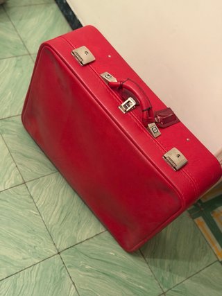 Maleta Vintage Roja