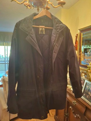 Chaquetón de hombre azul marino