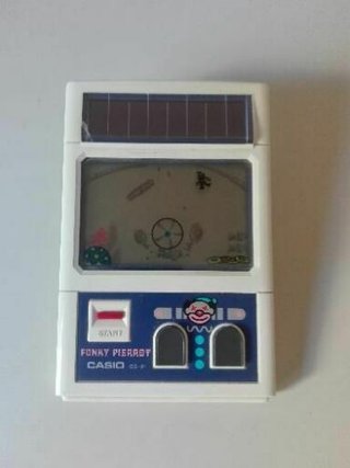 CASIO GAME & WATCH LCD FUNKY PIERROT CG-21 Vintage