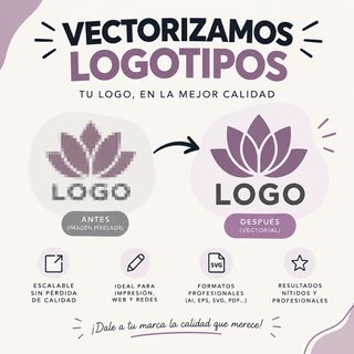 VECTORIZACIÓN DE LOGOTIPOS