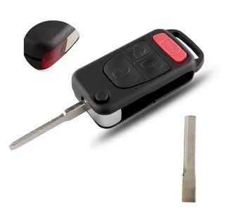 Carcasa llave Mercedes Benz 4 botones