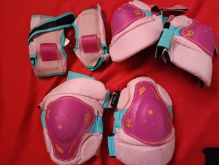 Kit Protecciones Infantil Powerslide Rosa