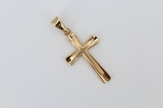 Colgante Cruz de Oro 18 Kilates.Ref:043-03-00257.