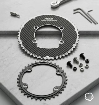 Platos RIRO Carbono Aluminio 52/36T BCD 110