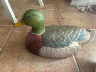 Figura de Pato de Cerámica