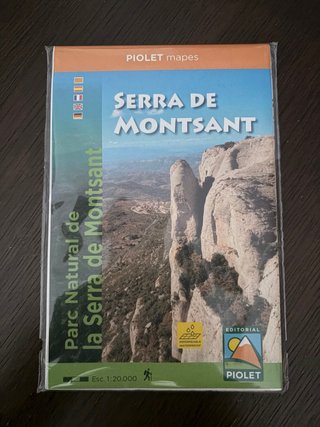 Mapa Serra de Montsant - Editorial Piolet